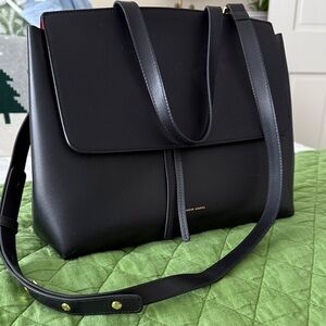 Mansur Gavriel Black Leather Tote
